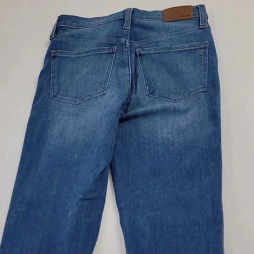 Madewell Stretchy Skinny Jeans Roadtripper Jeggings Zipper Ankle - Picture 12 of 13